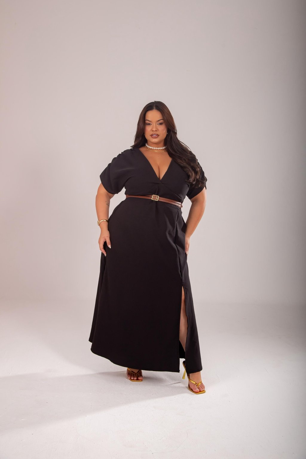 Vestido longo PLUSSIZE 48/50