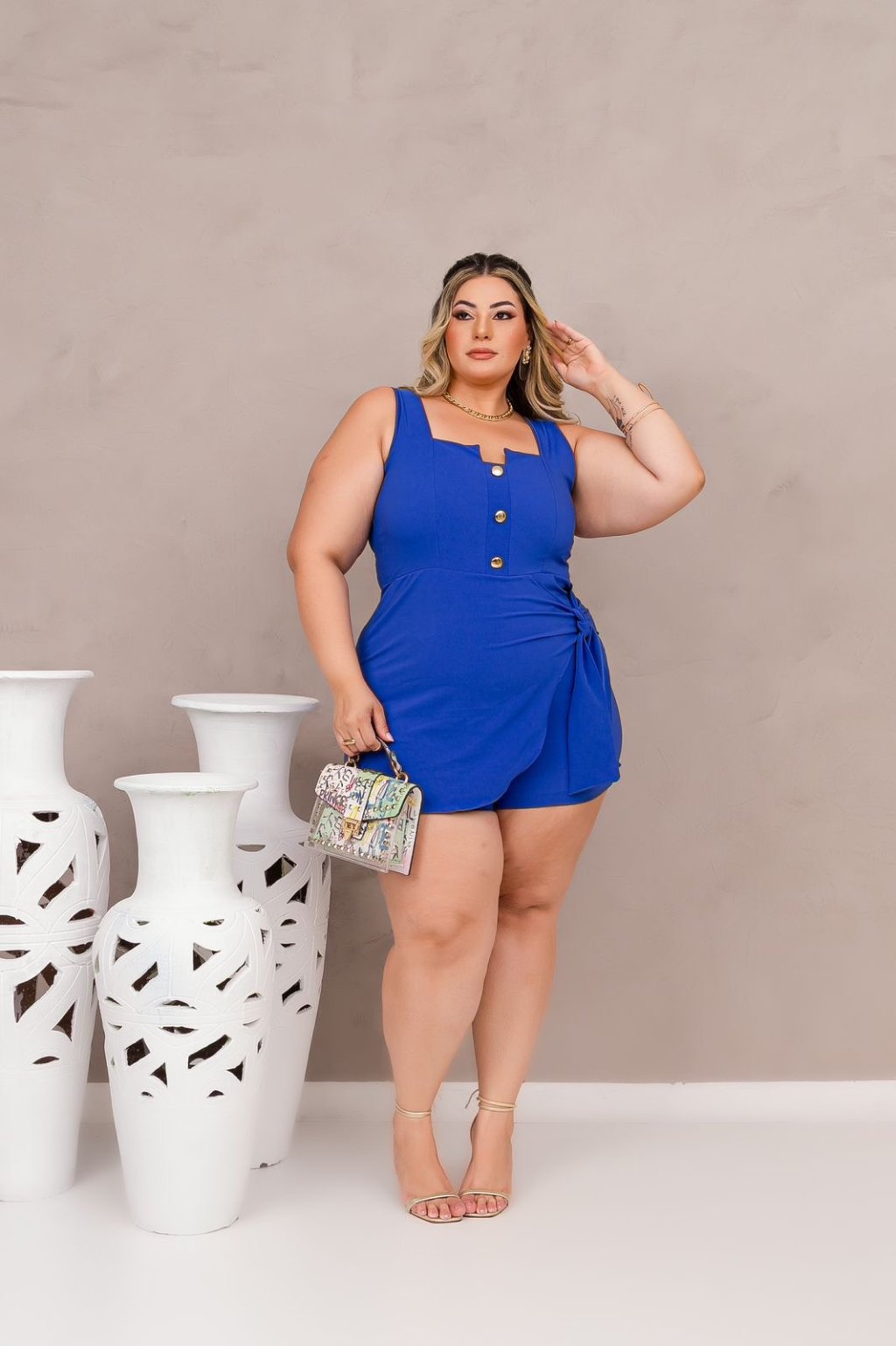 Macaquinho PLUSSIZE 48/50 ref2844