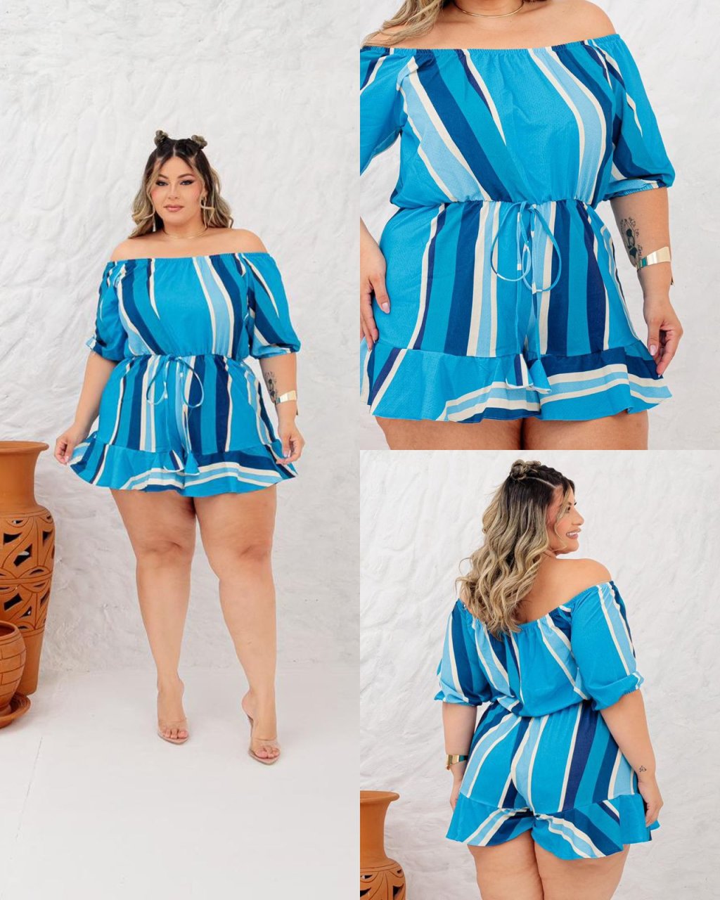 Macaquinho Plussize 48/50