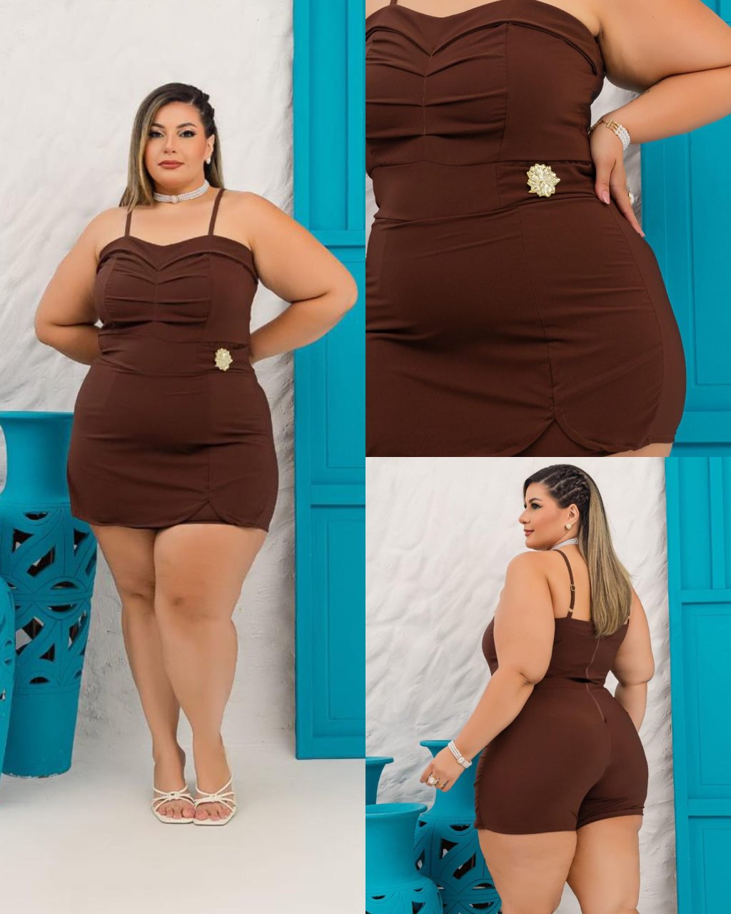 Macaquinho Plussize 48/50