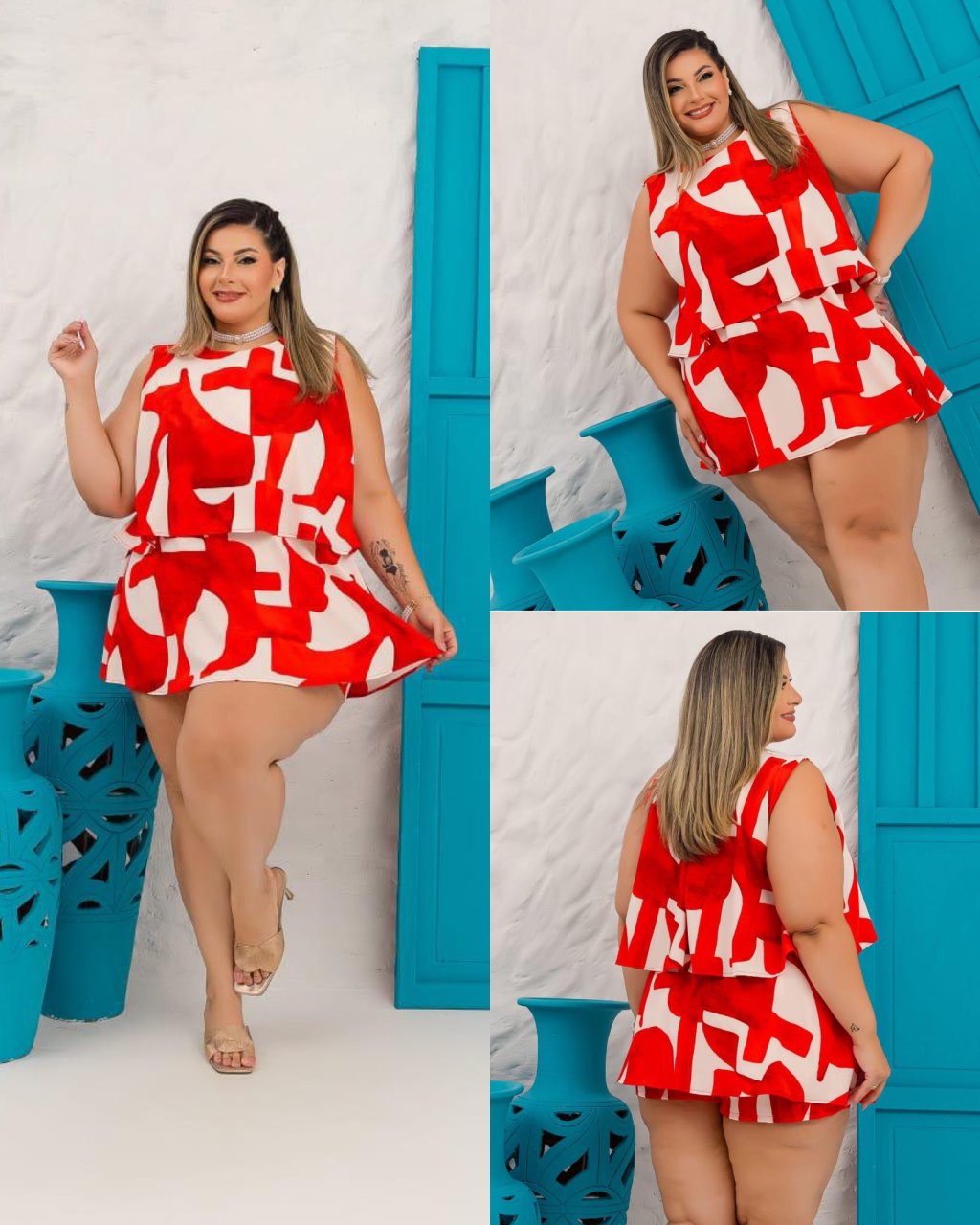 Macaquinho Plussize 48/50