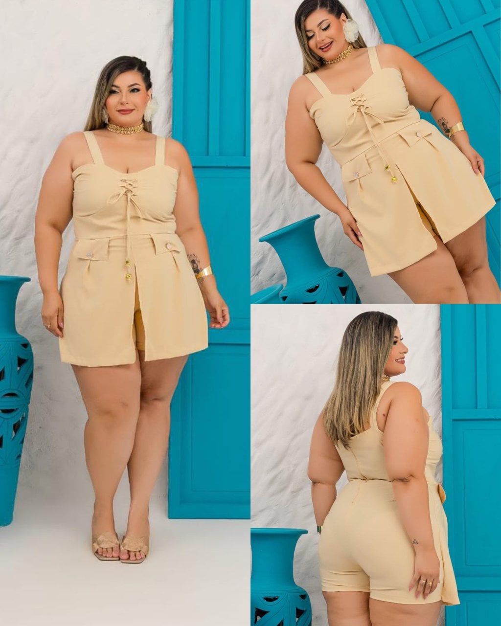 Macaquinho Plussize 48/50