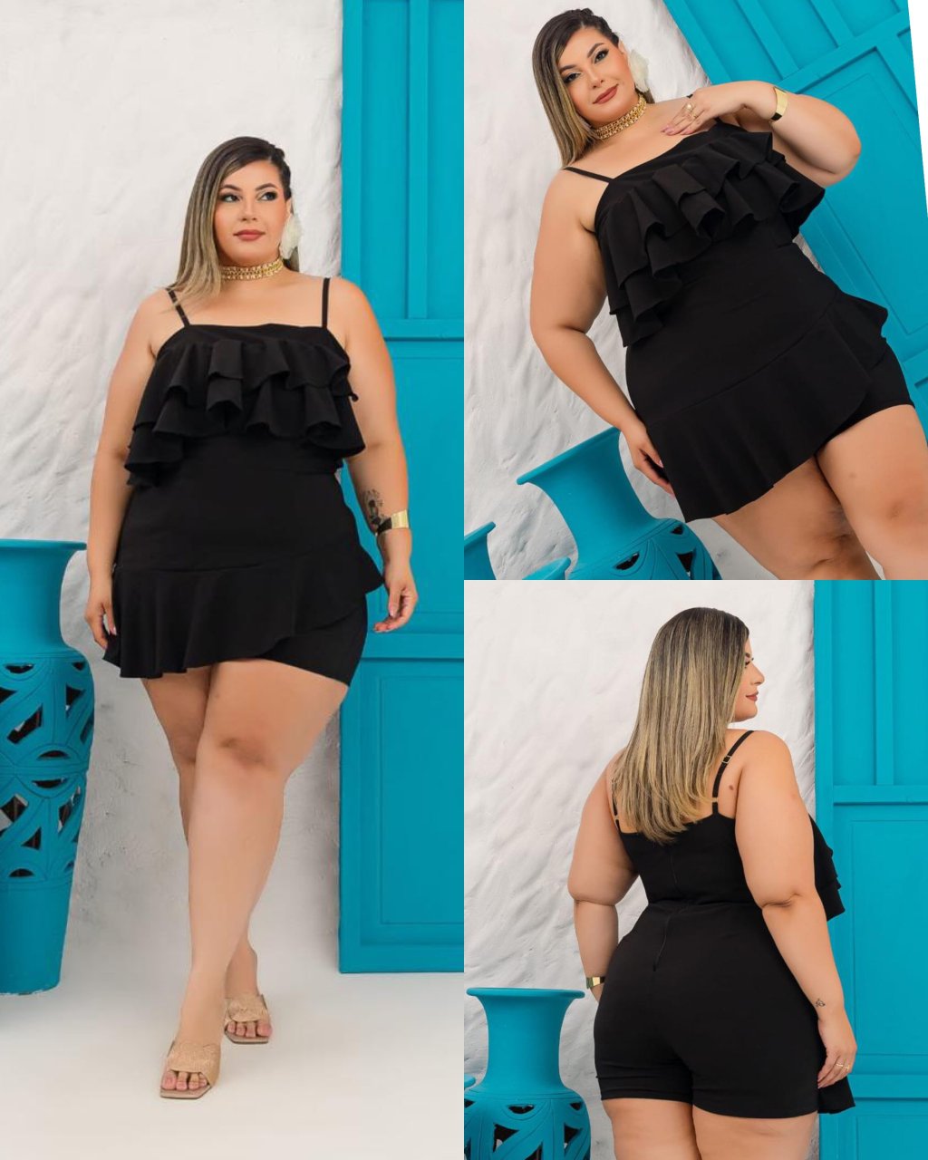 Macaquinho Plussize 48/50