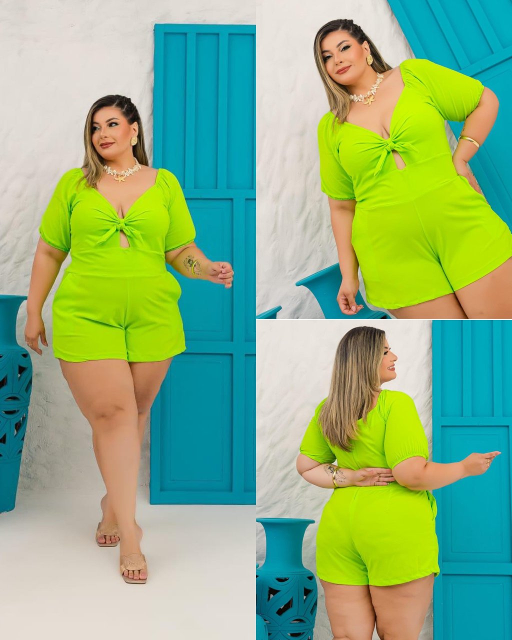 Macaquinho Plussize 48/50