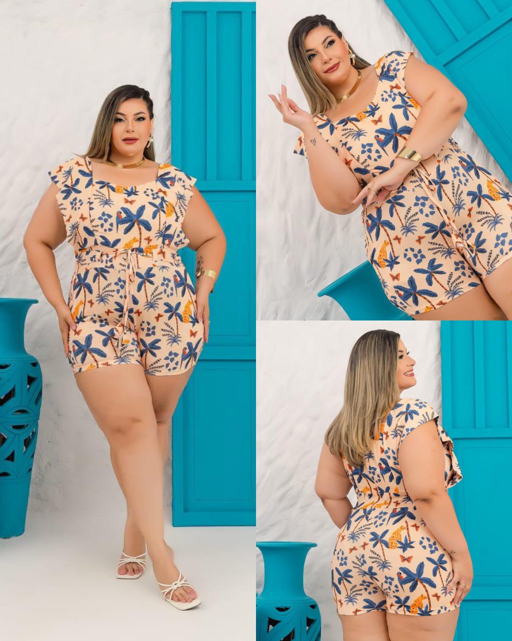 Macaquinho Plussize 48/50