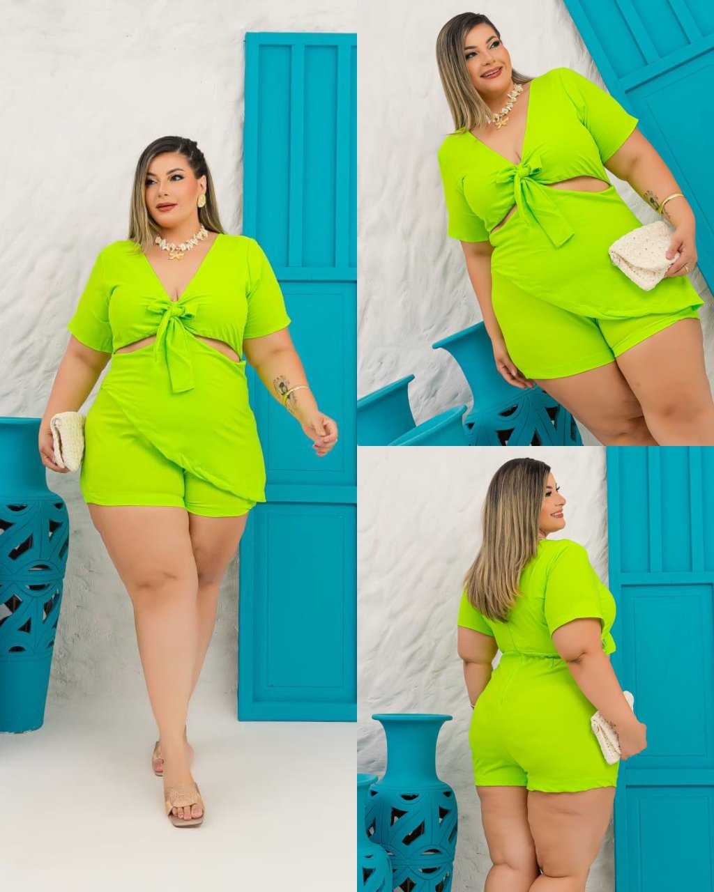 Macaquinho Plussize 48/50