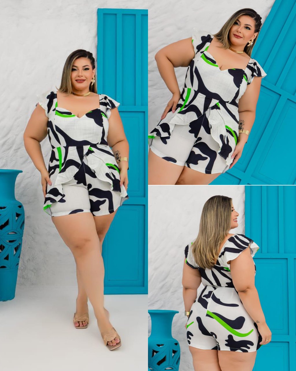 Macaquinho Plussize 48/50