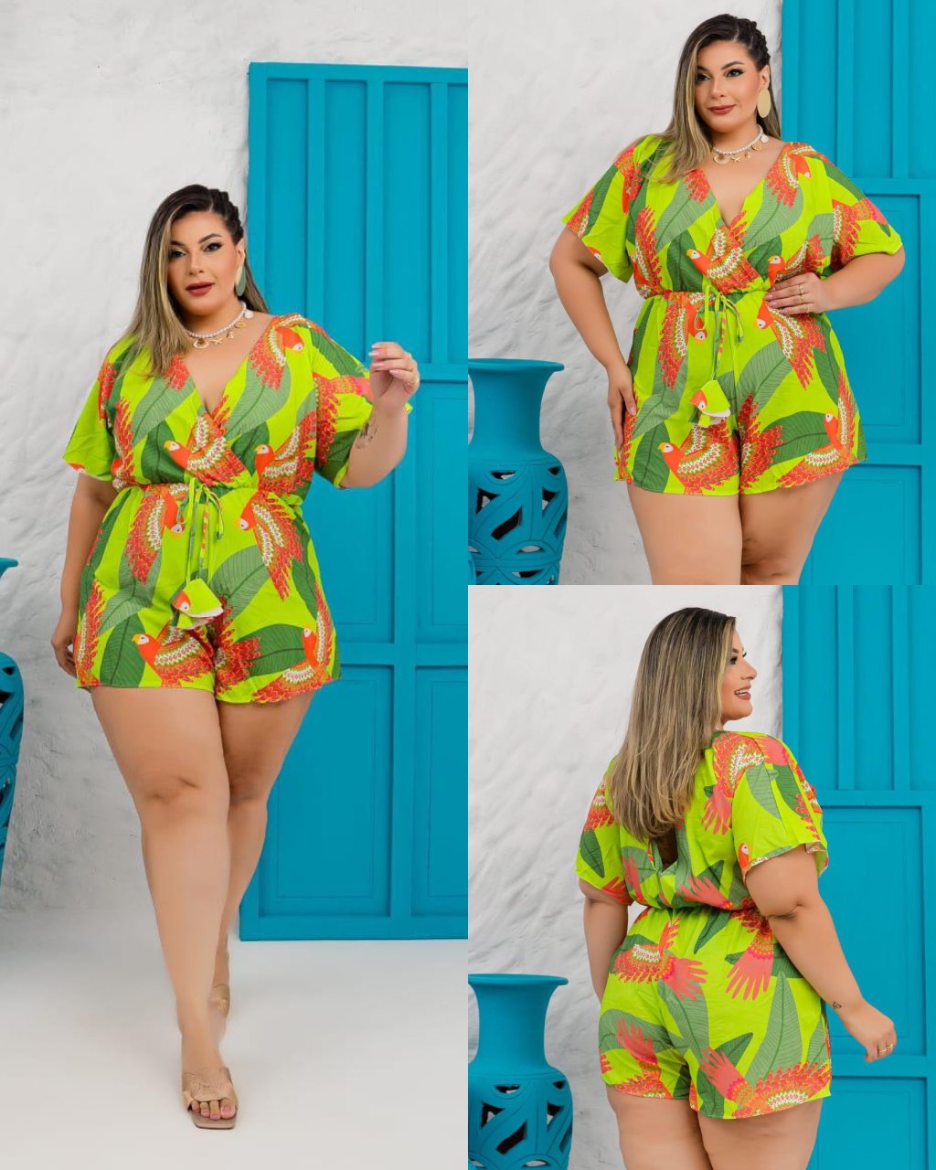 Macaquinho Plussize 48/50
