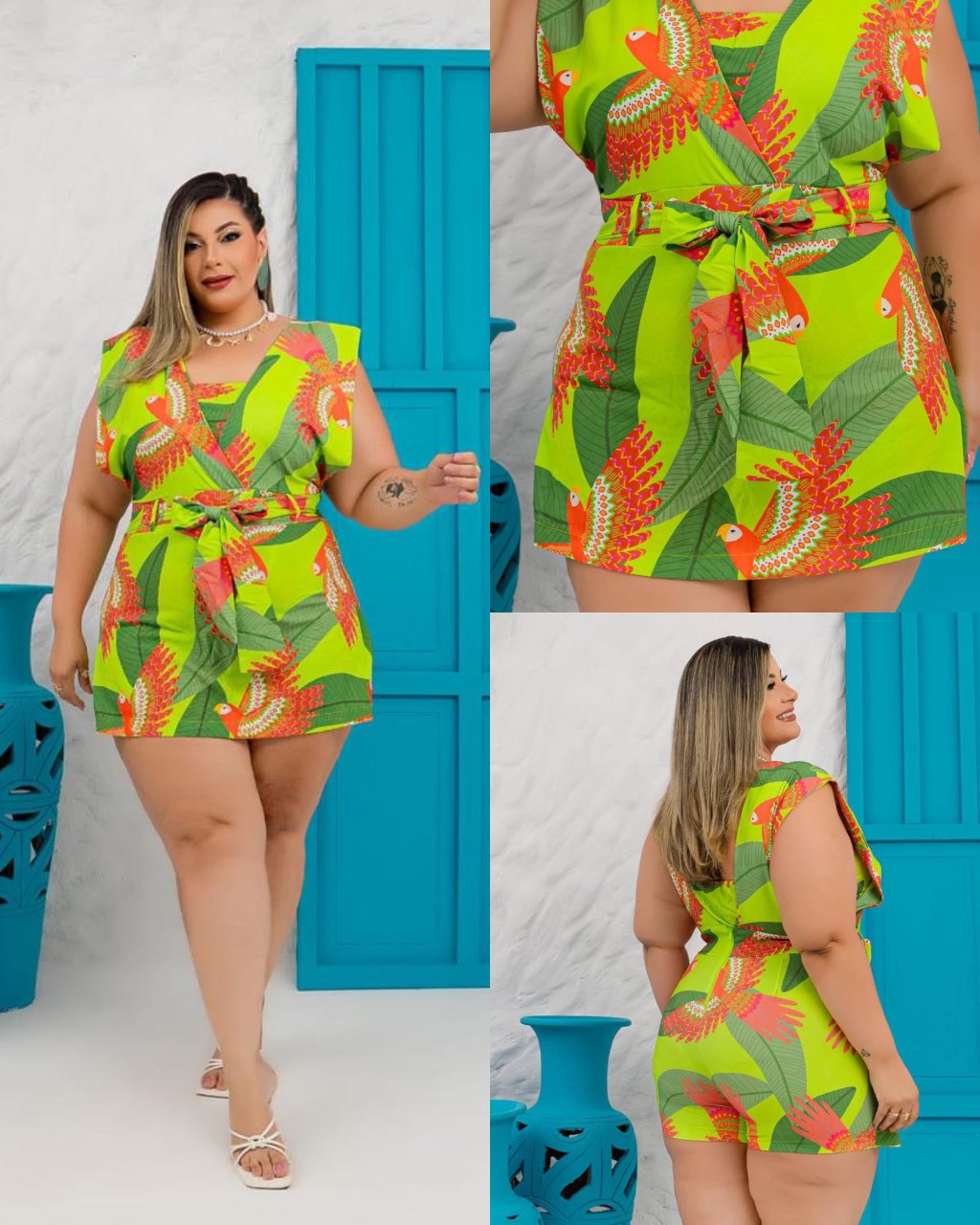 Macaquinho Plussize 48/50