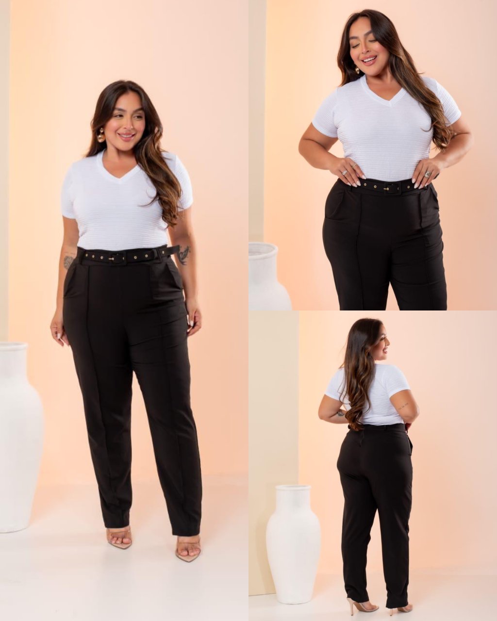 Calças slim midsize 44/46