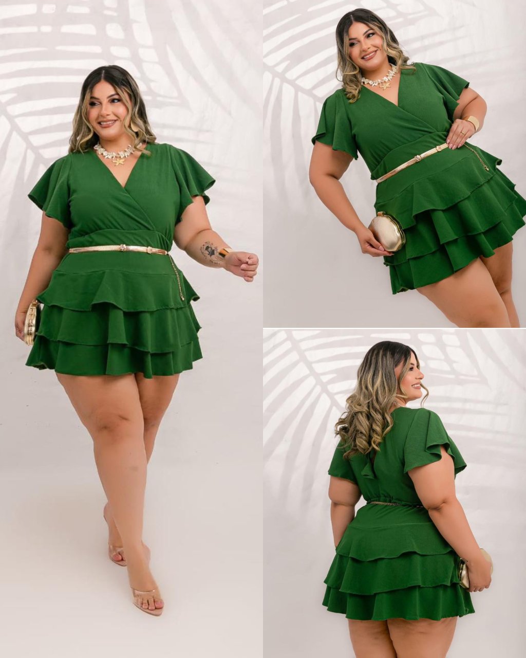 Macaquinho Plussize 48/50