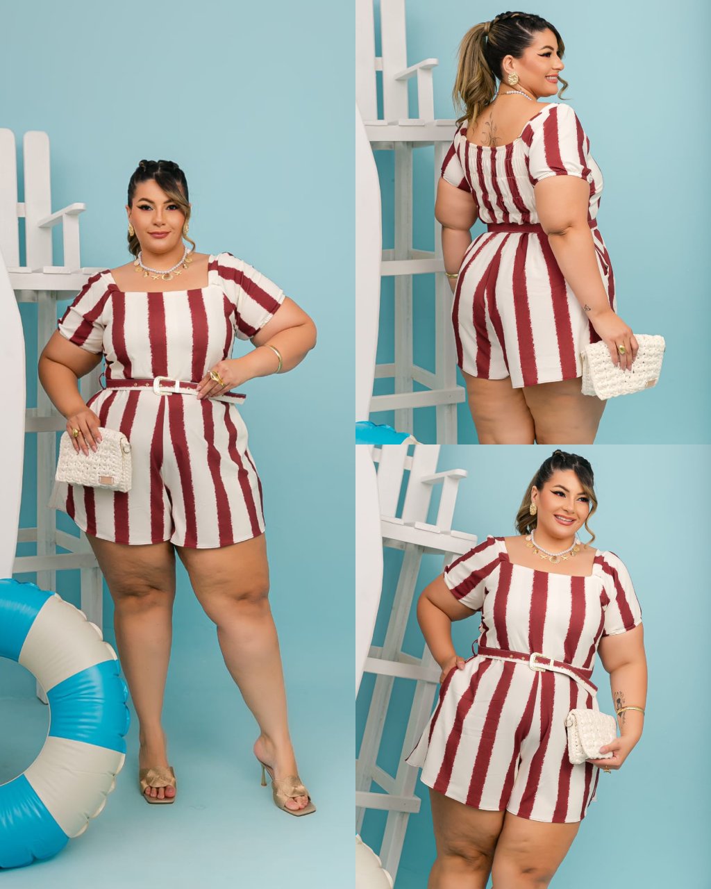 Macaquinho Plussize 48/50