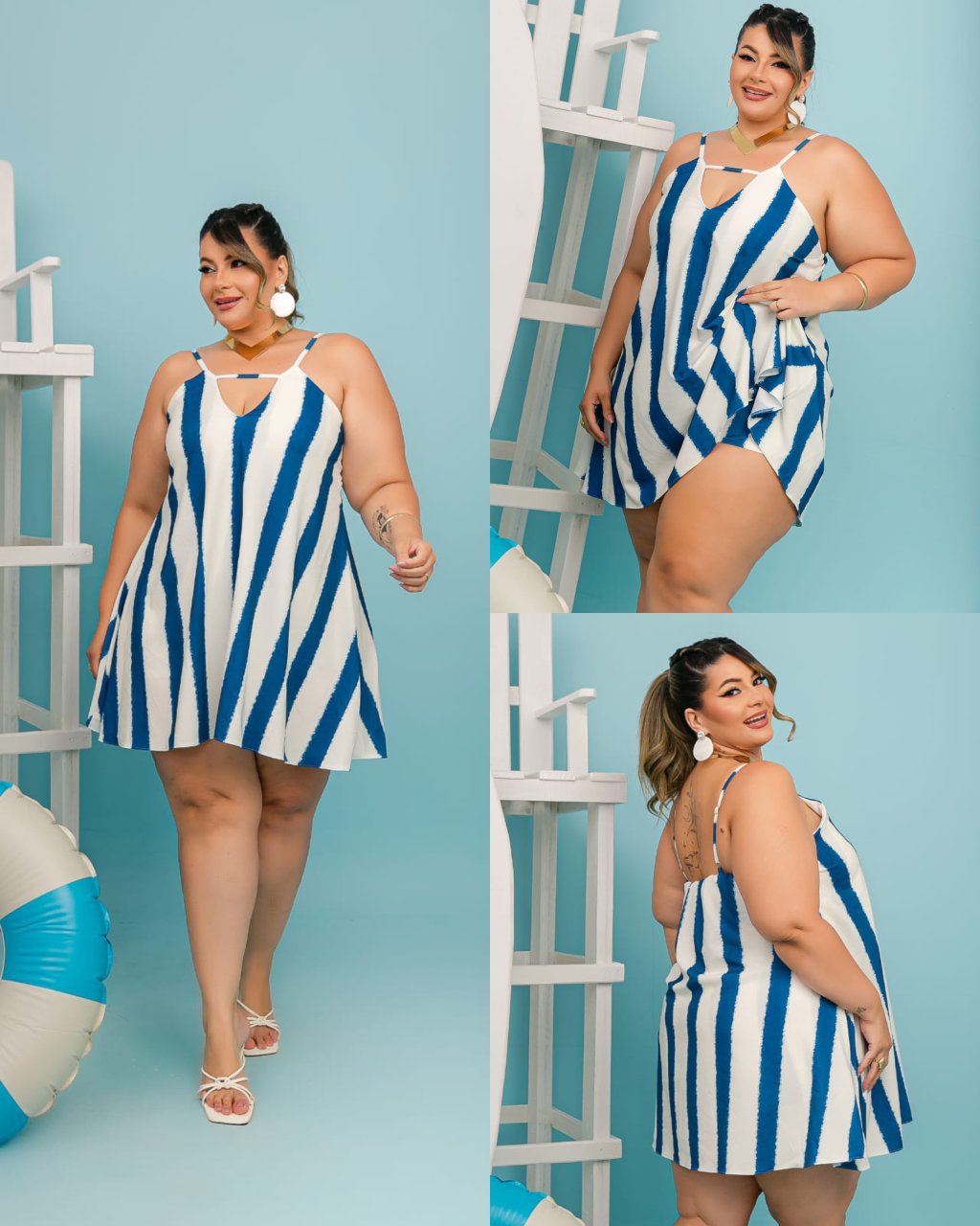 Macaquinho/vestido Plussize 48/50