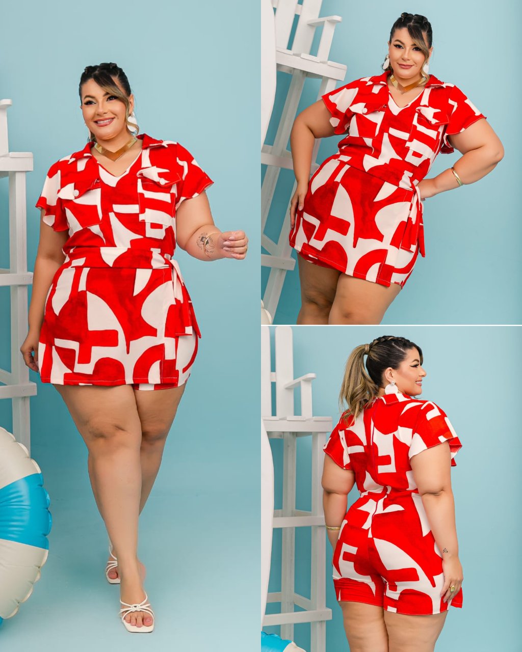 Macaquinho Plussize 48/50