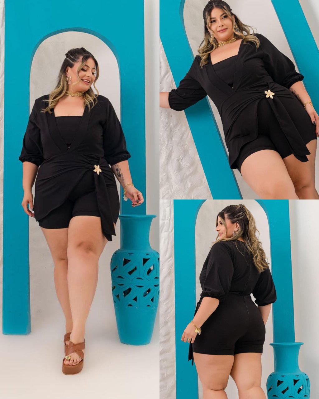 Macaquinho Plussize 48/50