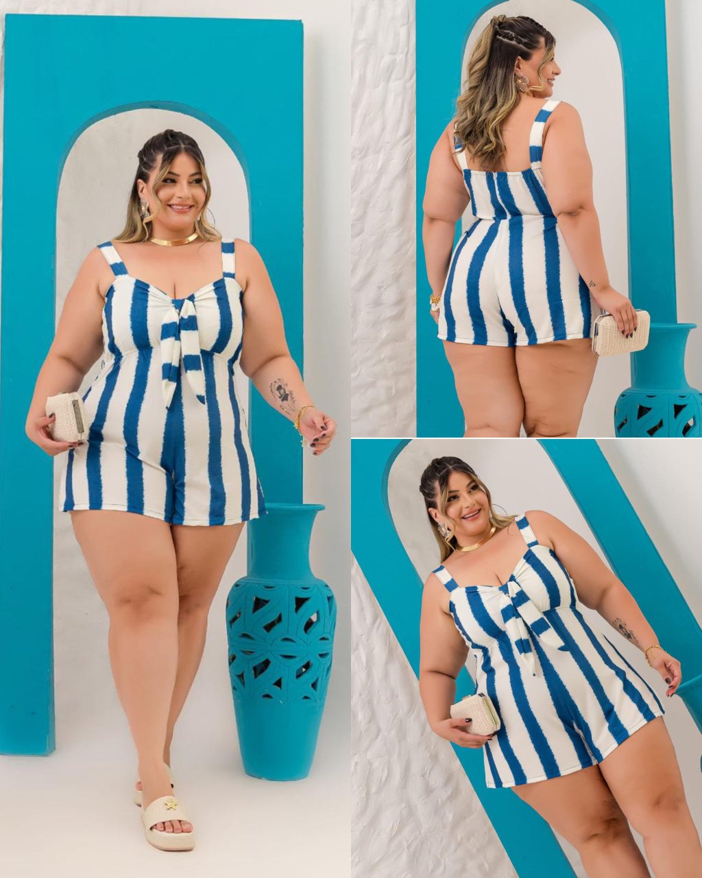 Macaquinho Plussize 48/50