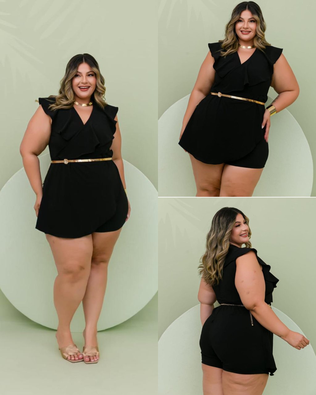 Macaquinho Plussize 48/50