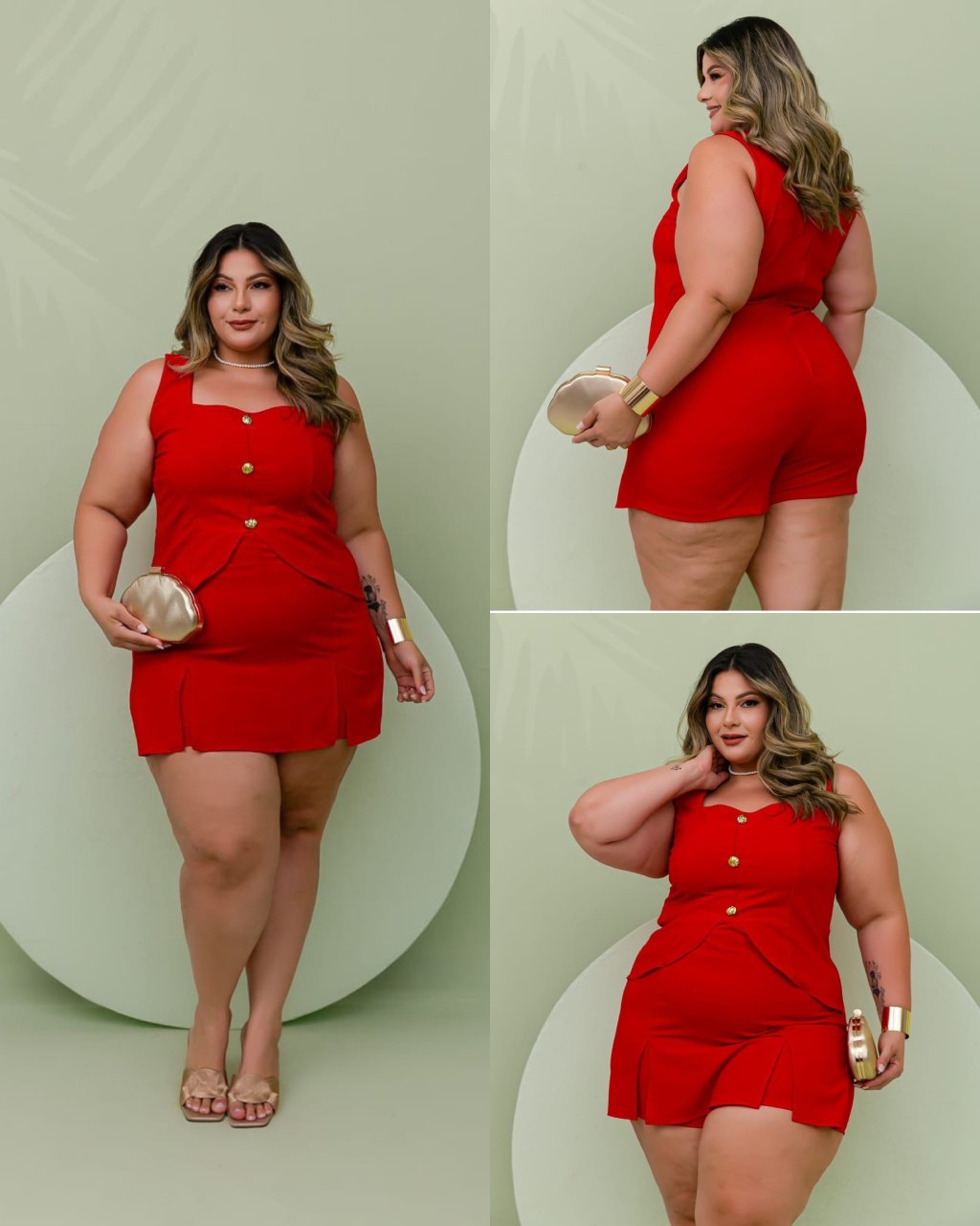 Macaquinho Plussize 48/50