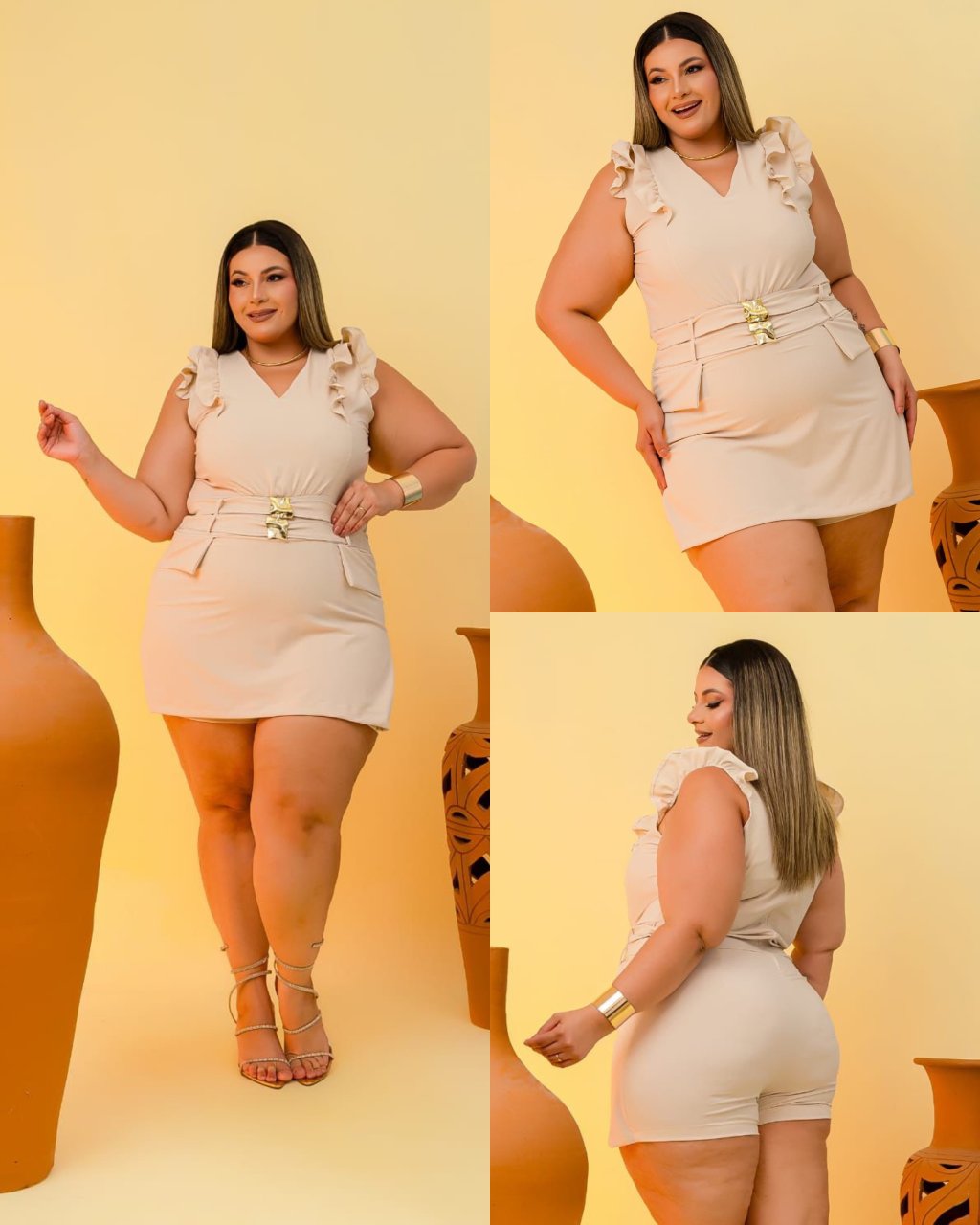 Macaquinho Plussize 48/50