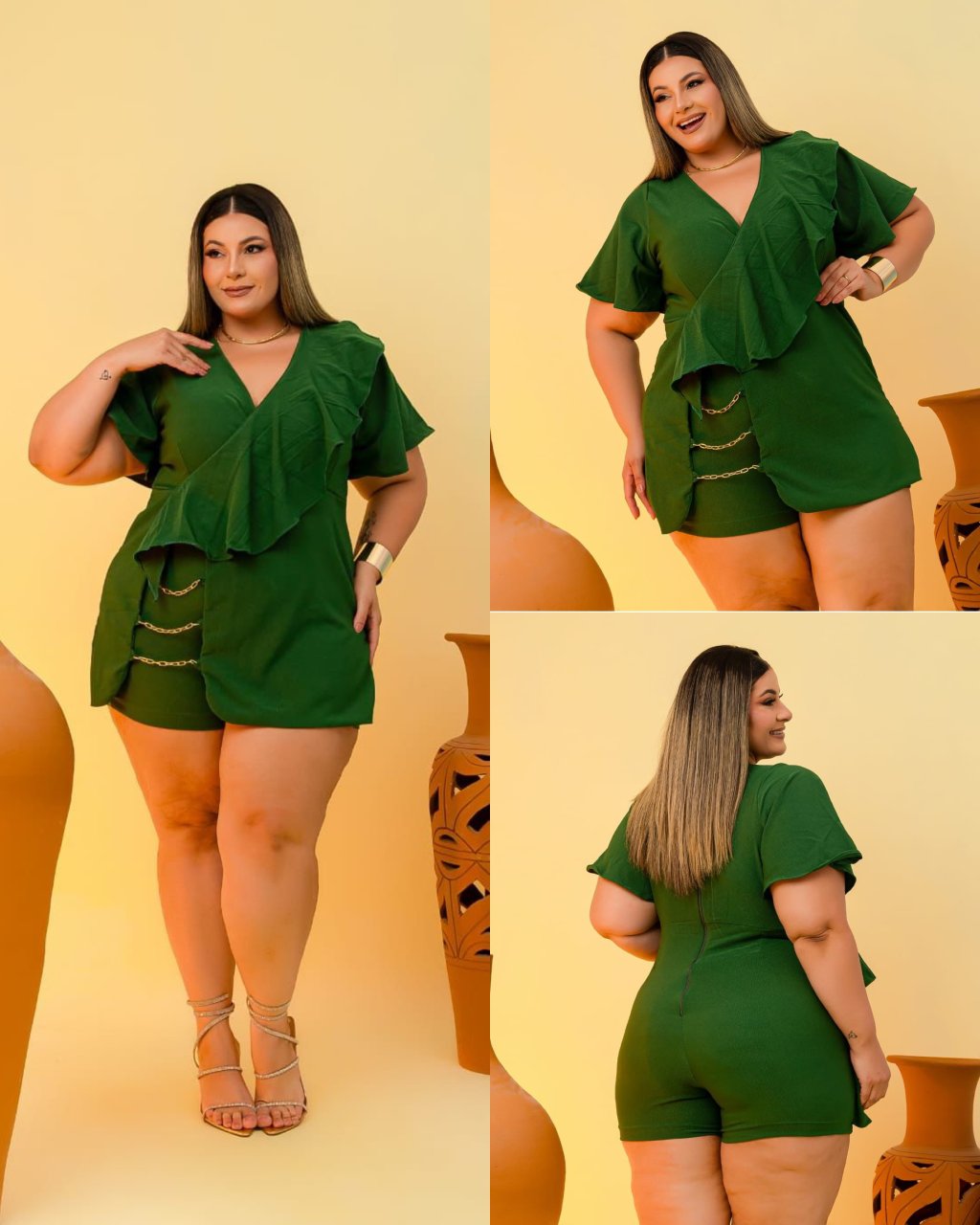 Macaquinho Plussize 48/50