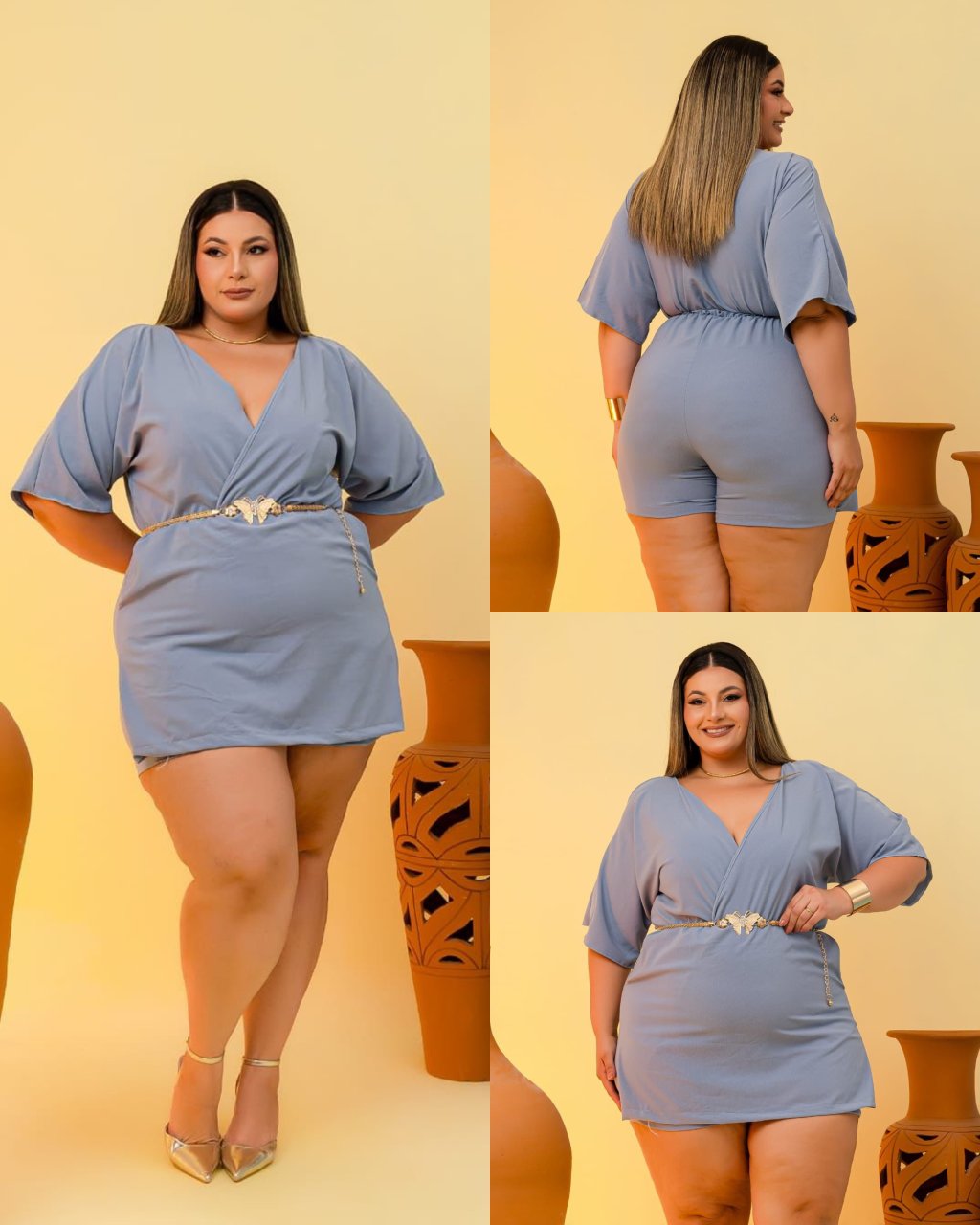 Macaquinho Plussize 48/50