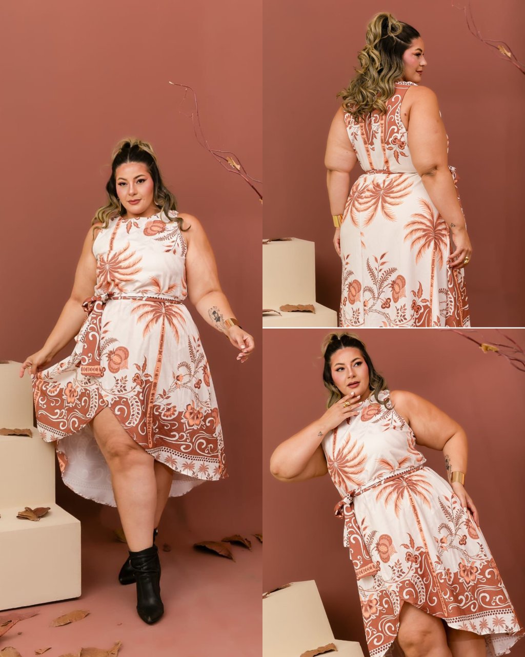 Vestido longo Plussize 48/50