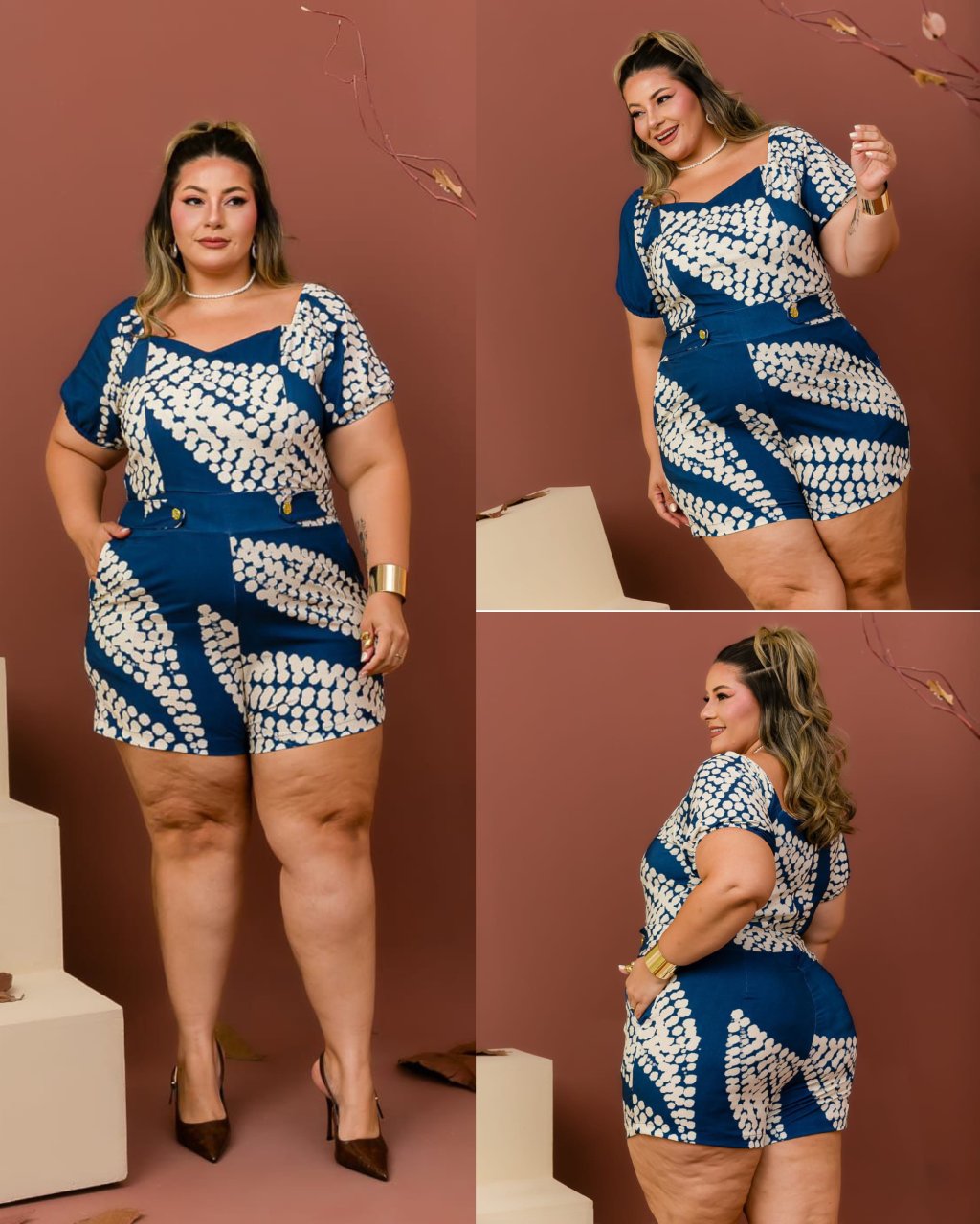 Macaquinho Plussize 48/50
