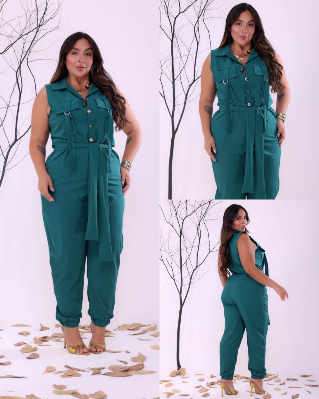 Macacão longo midsize 44/46