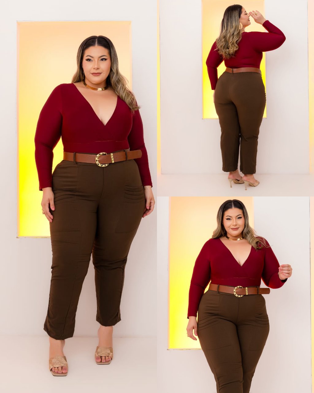 Conjunto calça Plussize 48/50