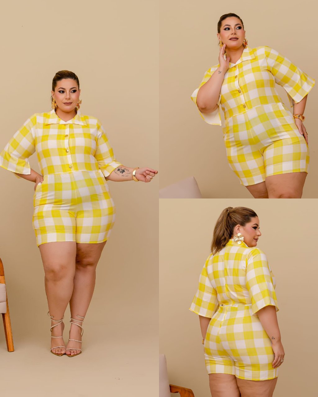 Macaquinho Plussize 48/50