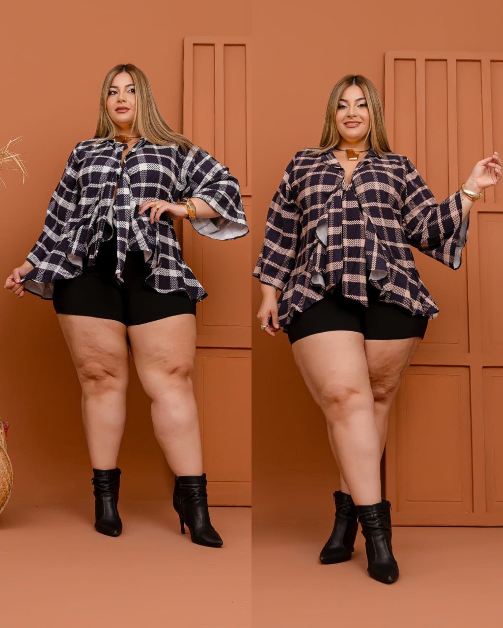 Conjunto short Plussize 48/50