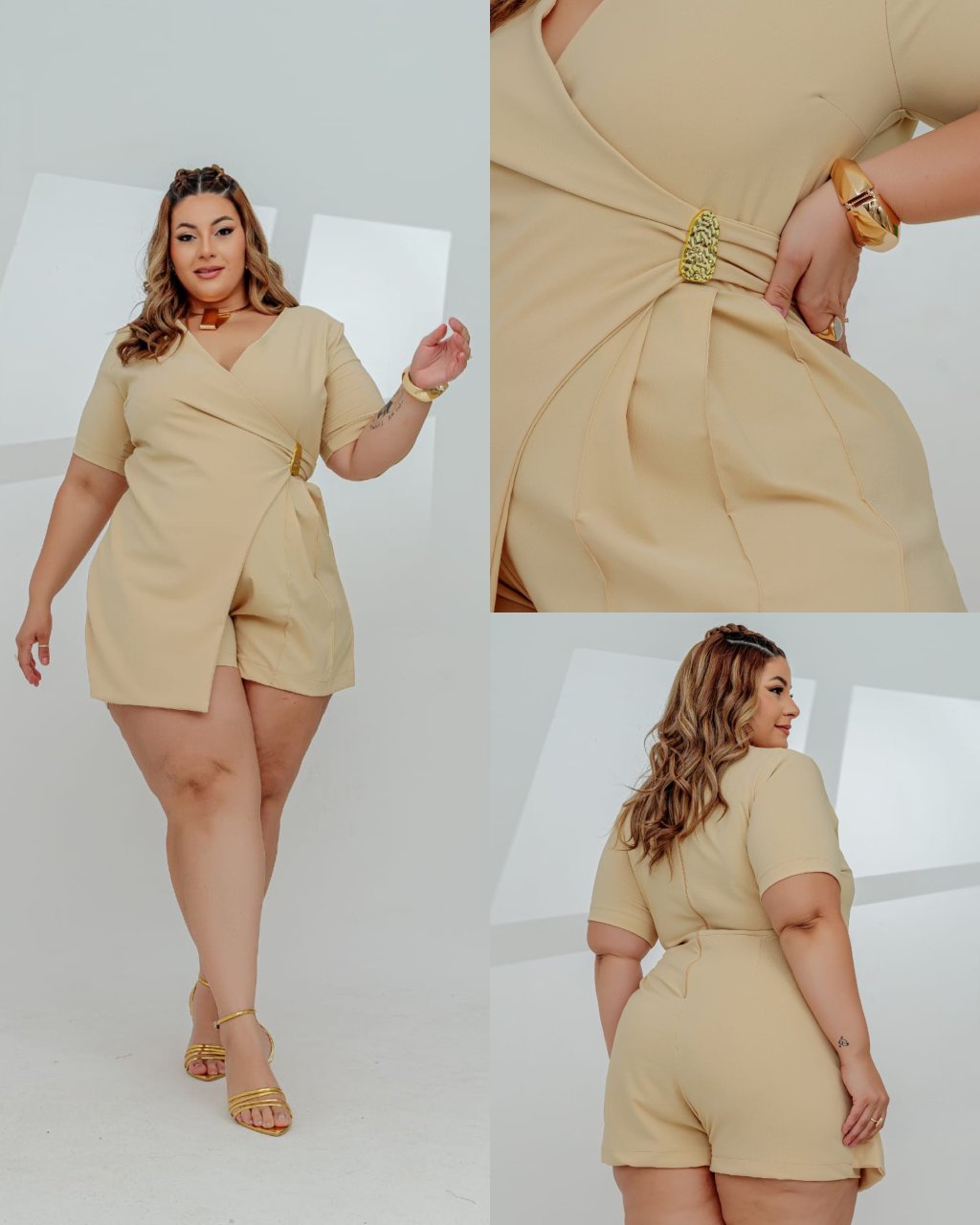 Macaquinho Plussize 48/50