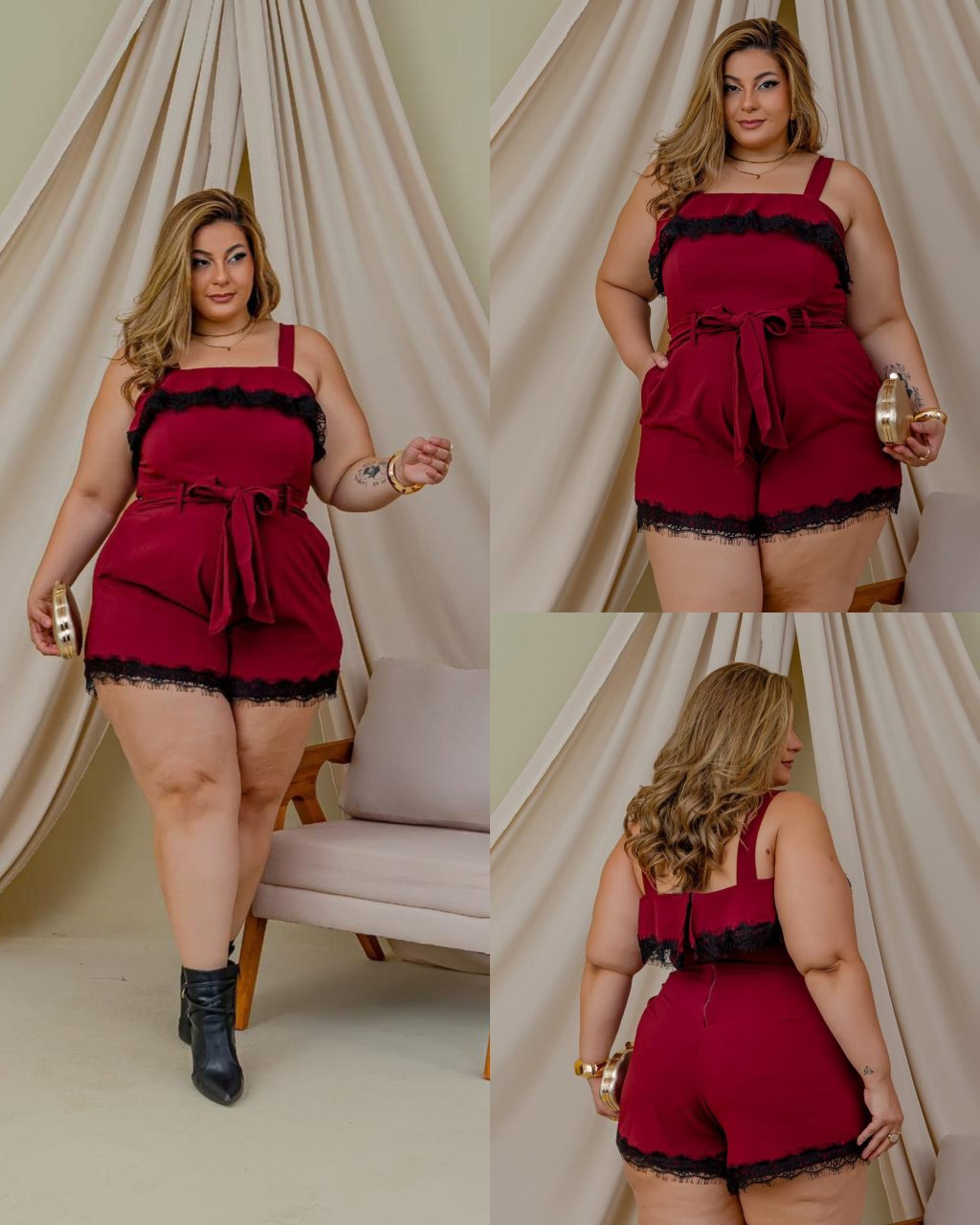 Macaquinho Plussize 48/50