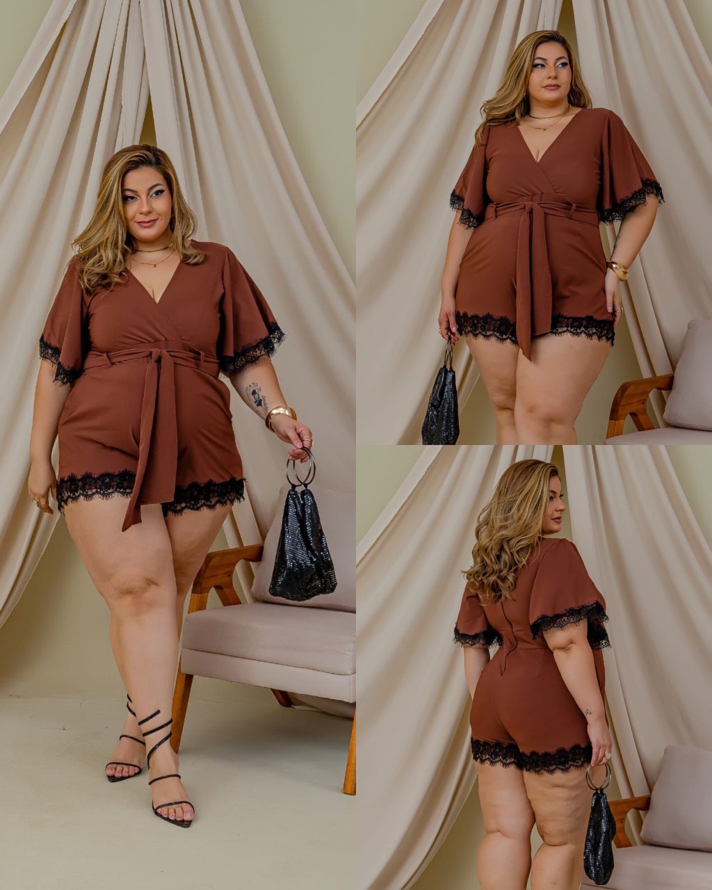 Macaquinho Plussize 48/50