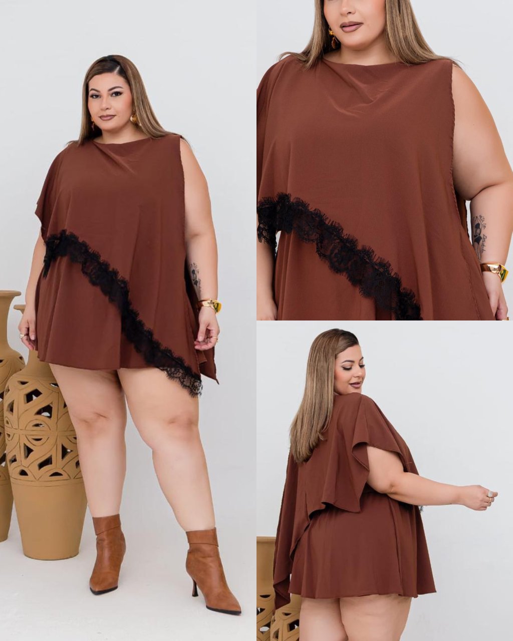 Macaquinho Plussize 48/50