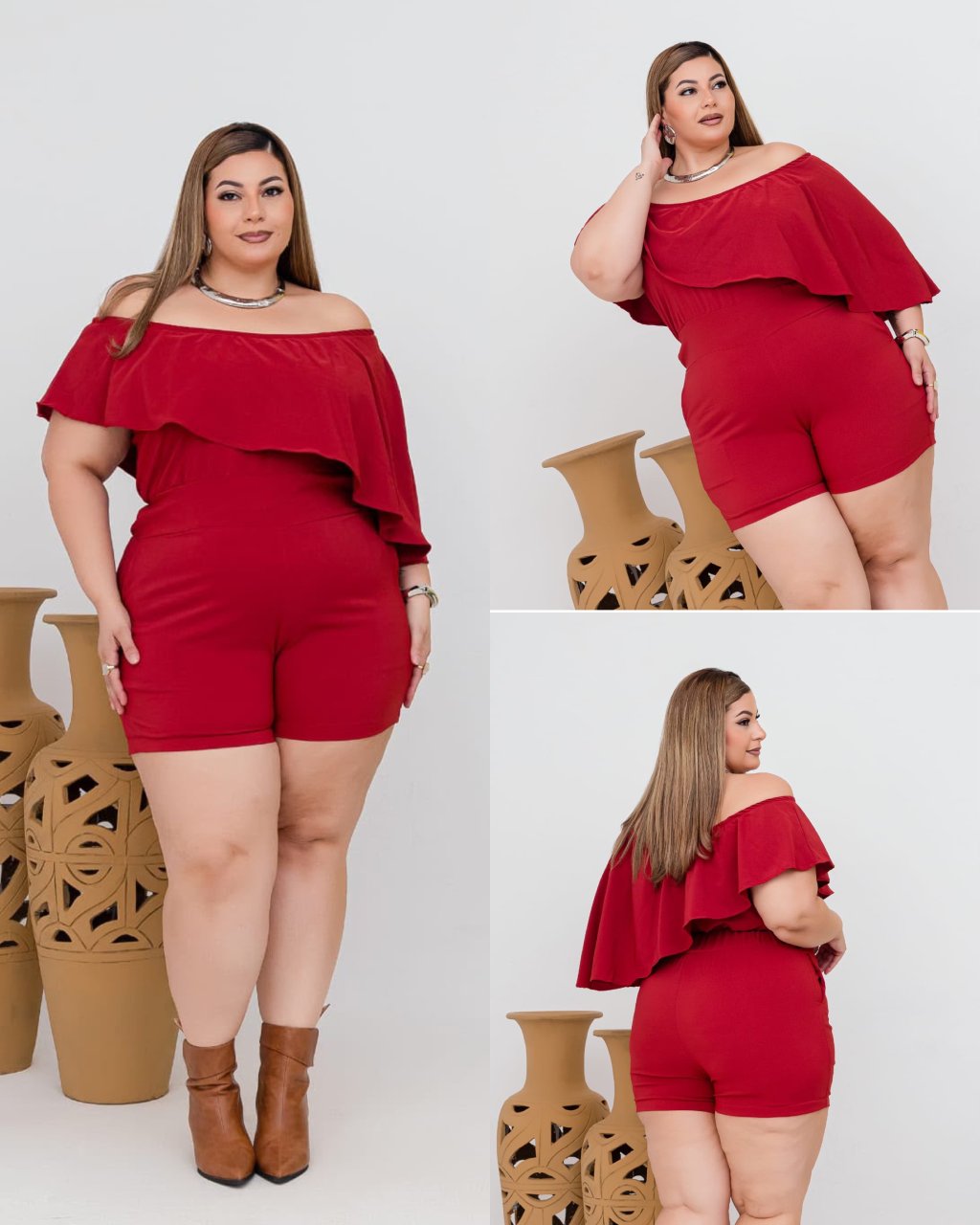 Macaquinho Plussize 48/50