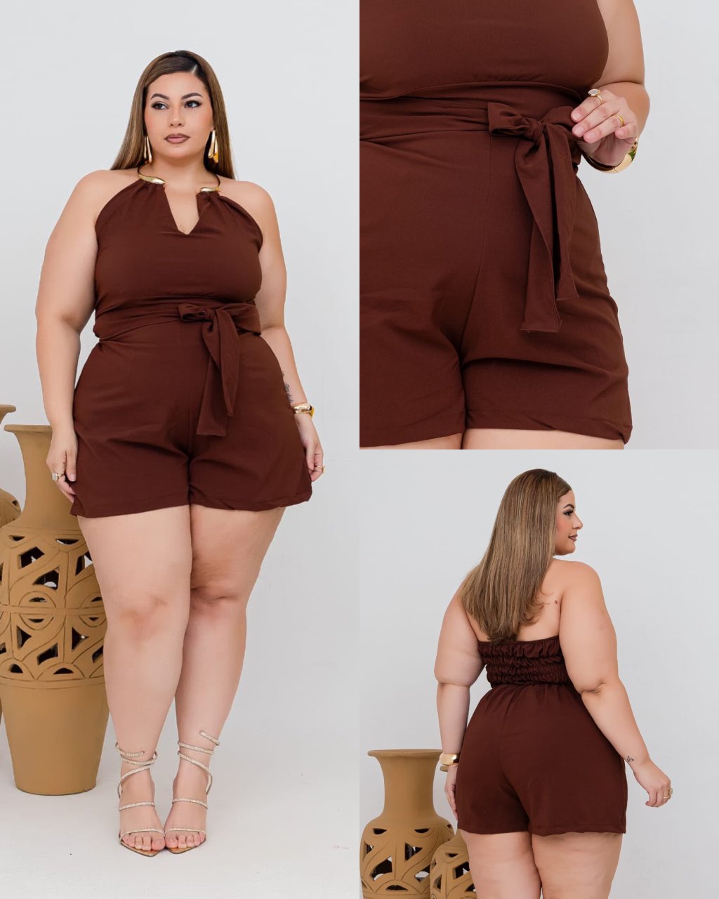 Macaquinho Plussize 48/50