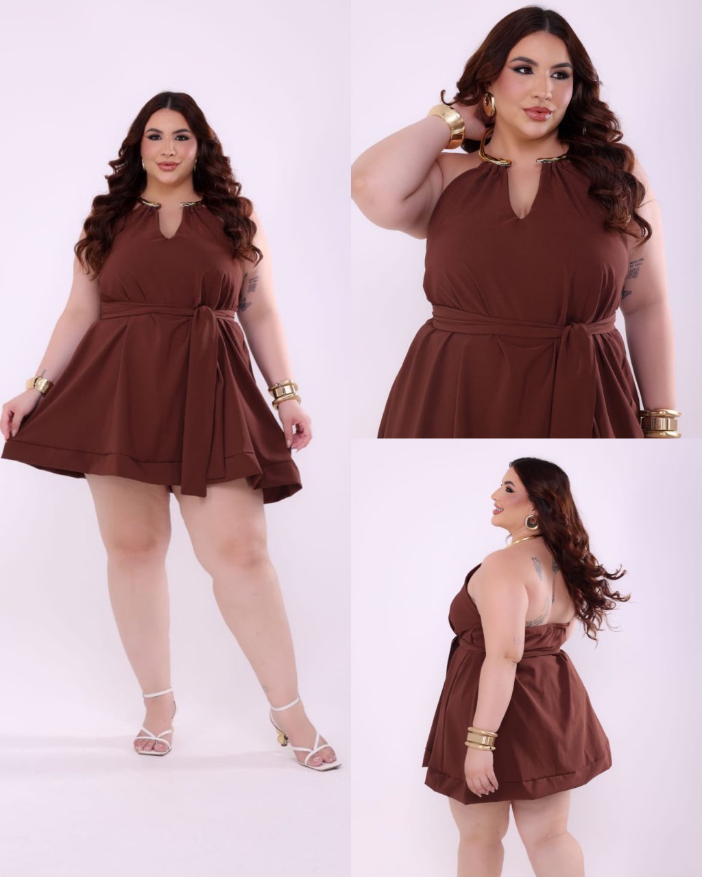 Macaquinho Plussize 48/50