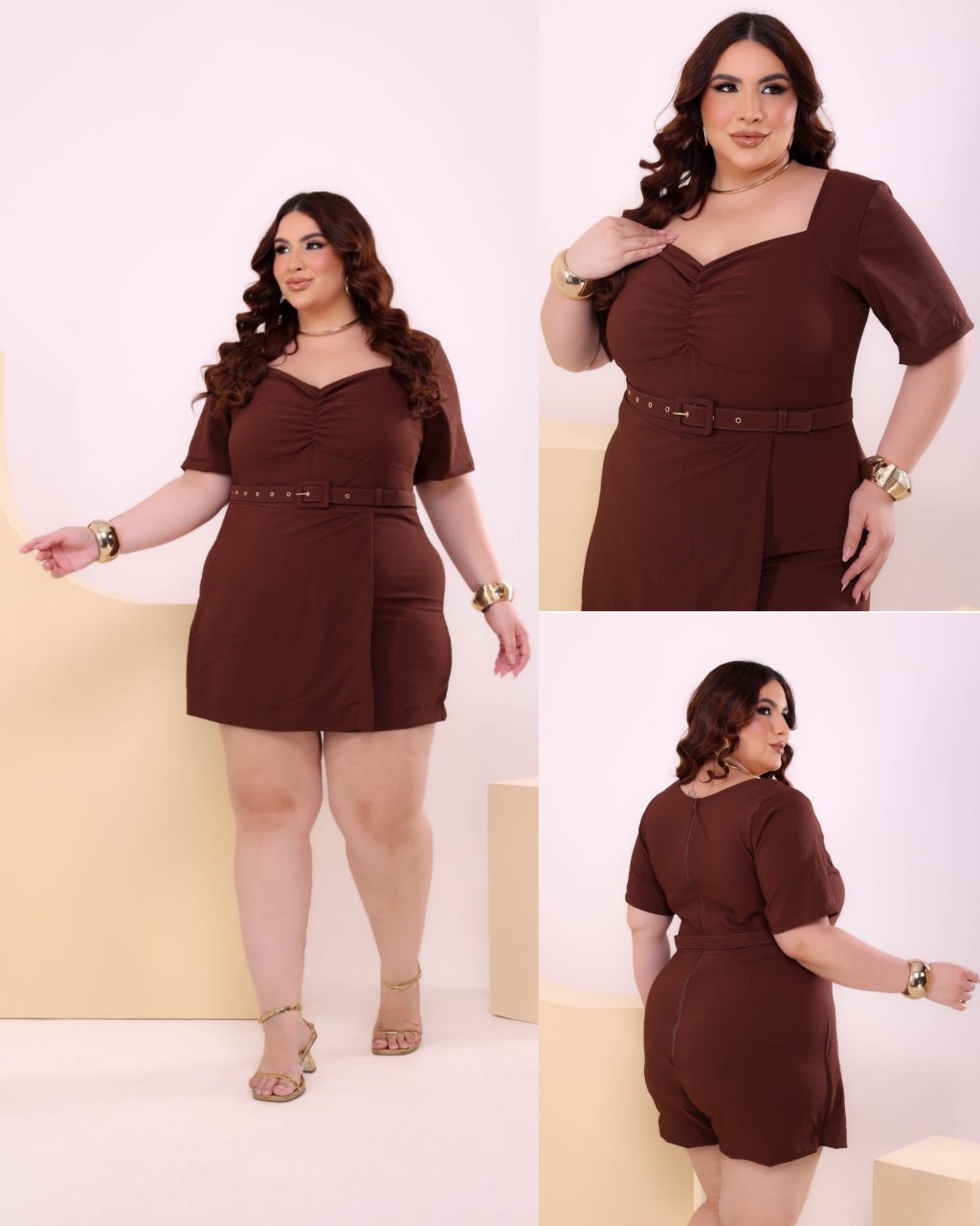 Macaquinho Plussize 48/50