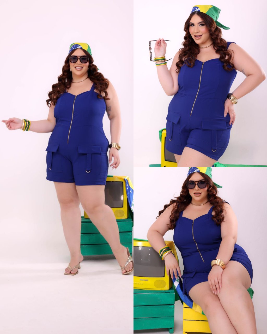 Macaquinho Plussize 48/50