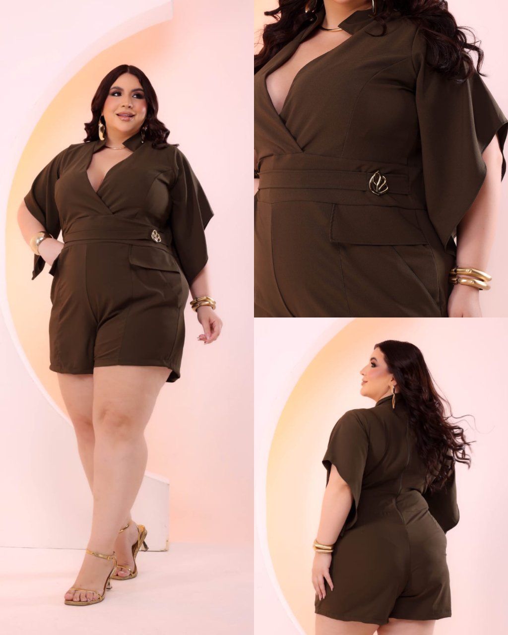 Macaquinho Plussize 48/50
