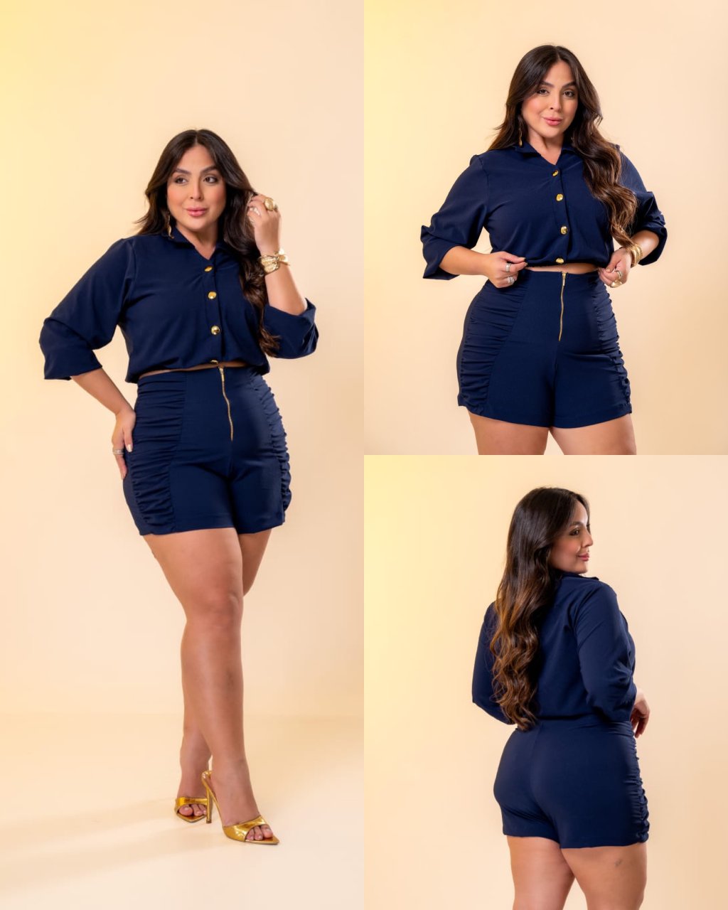 Conjunto short midsize 44/46
