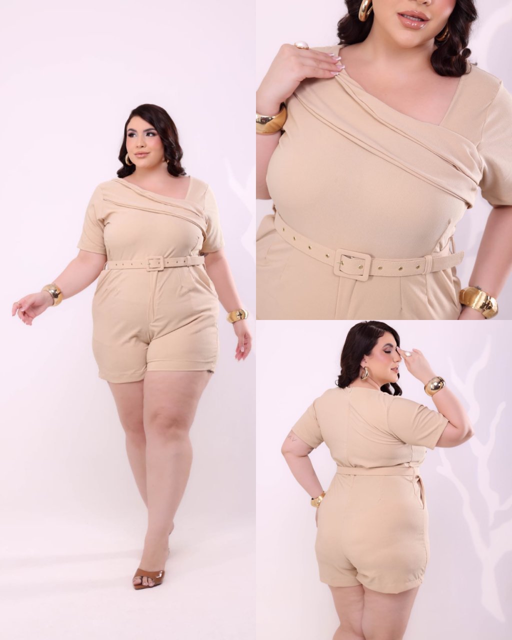 Macaquinho Plussize 48/50