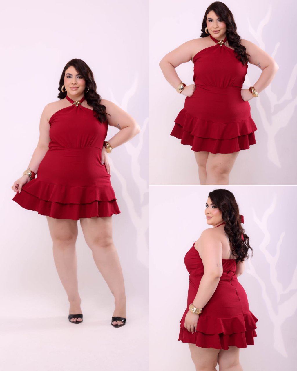 Macaquinho vestido Plussize 48/50