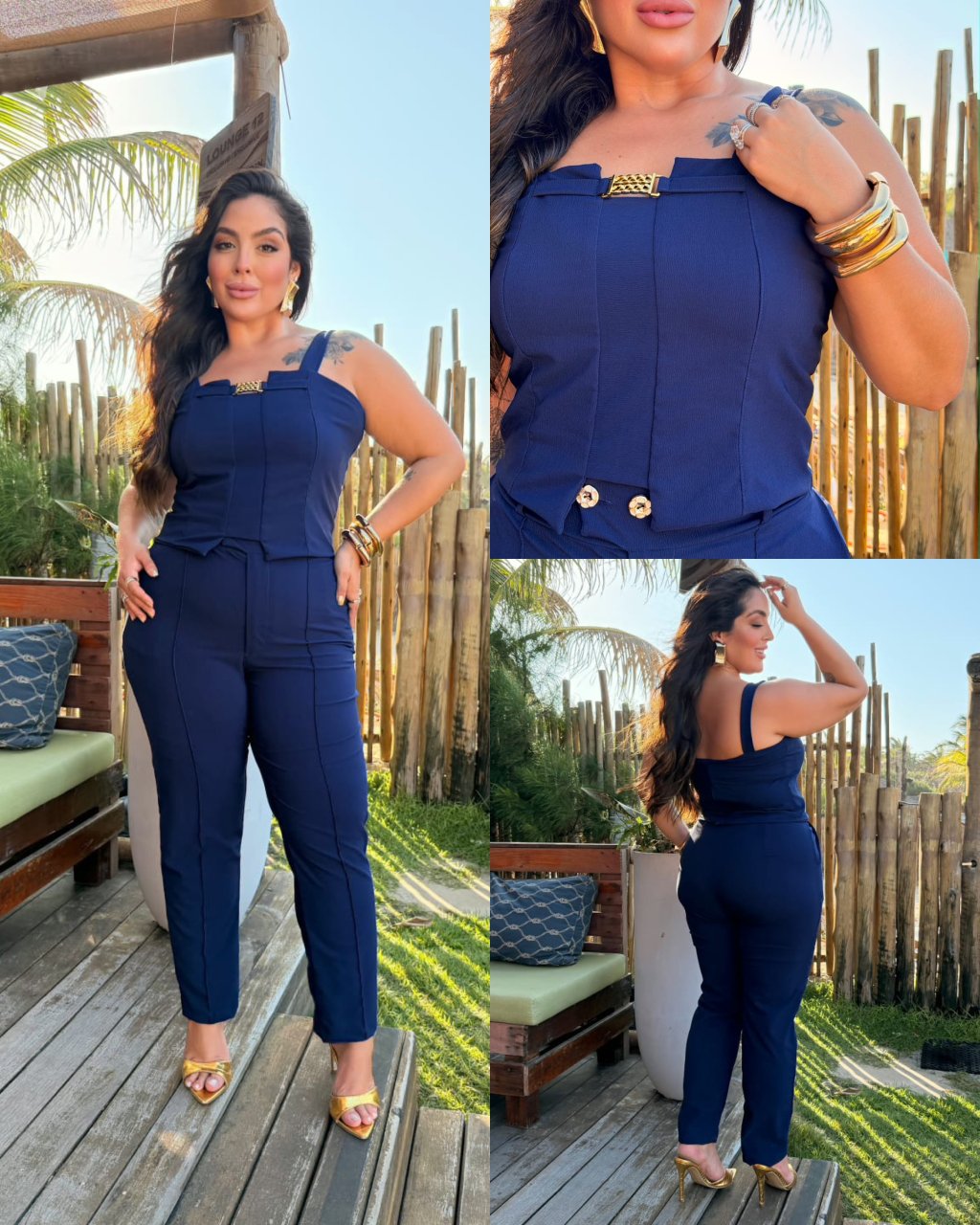 Conjunto calça Midsize 44/46