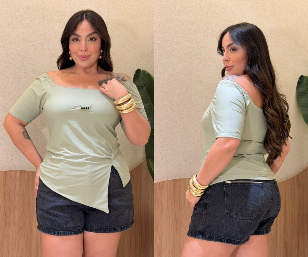 Blusa poliamida premium 44 ao 50