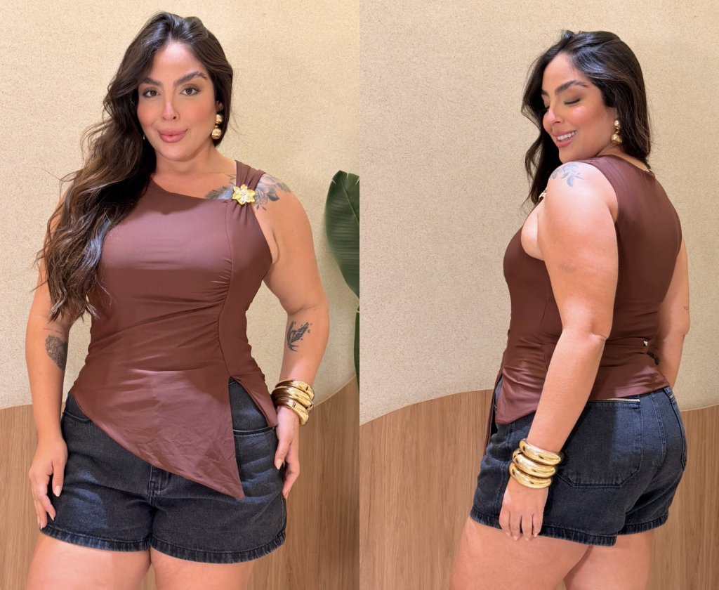 Blusa poliamida premium 44 ao 48
