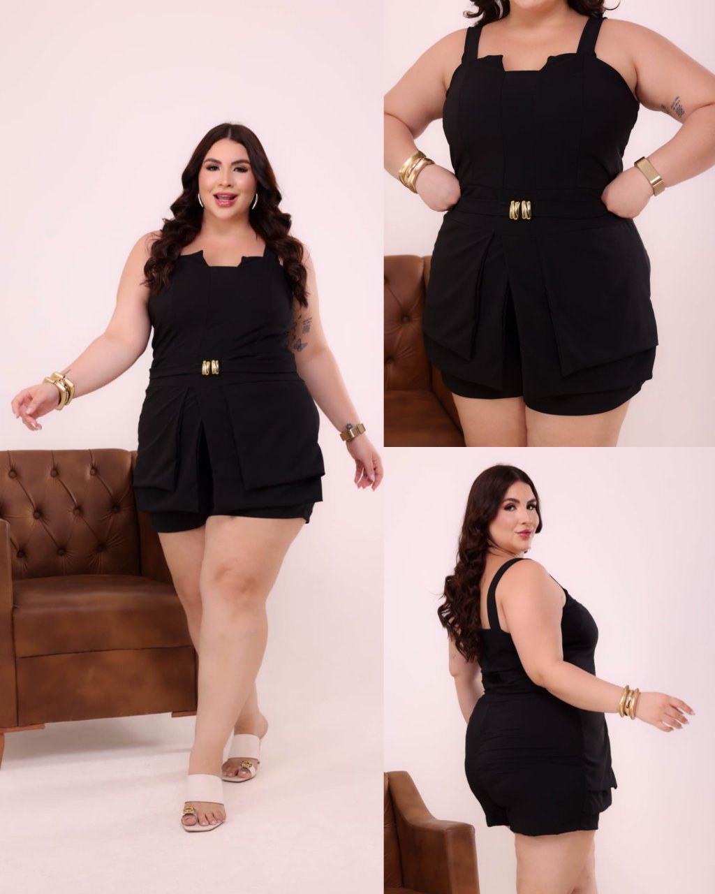 Macaquinho Plussize 48/50