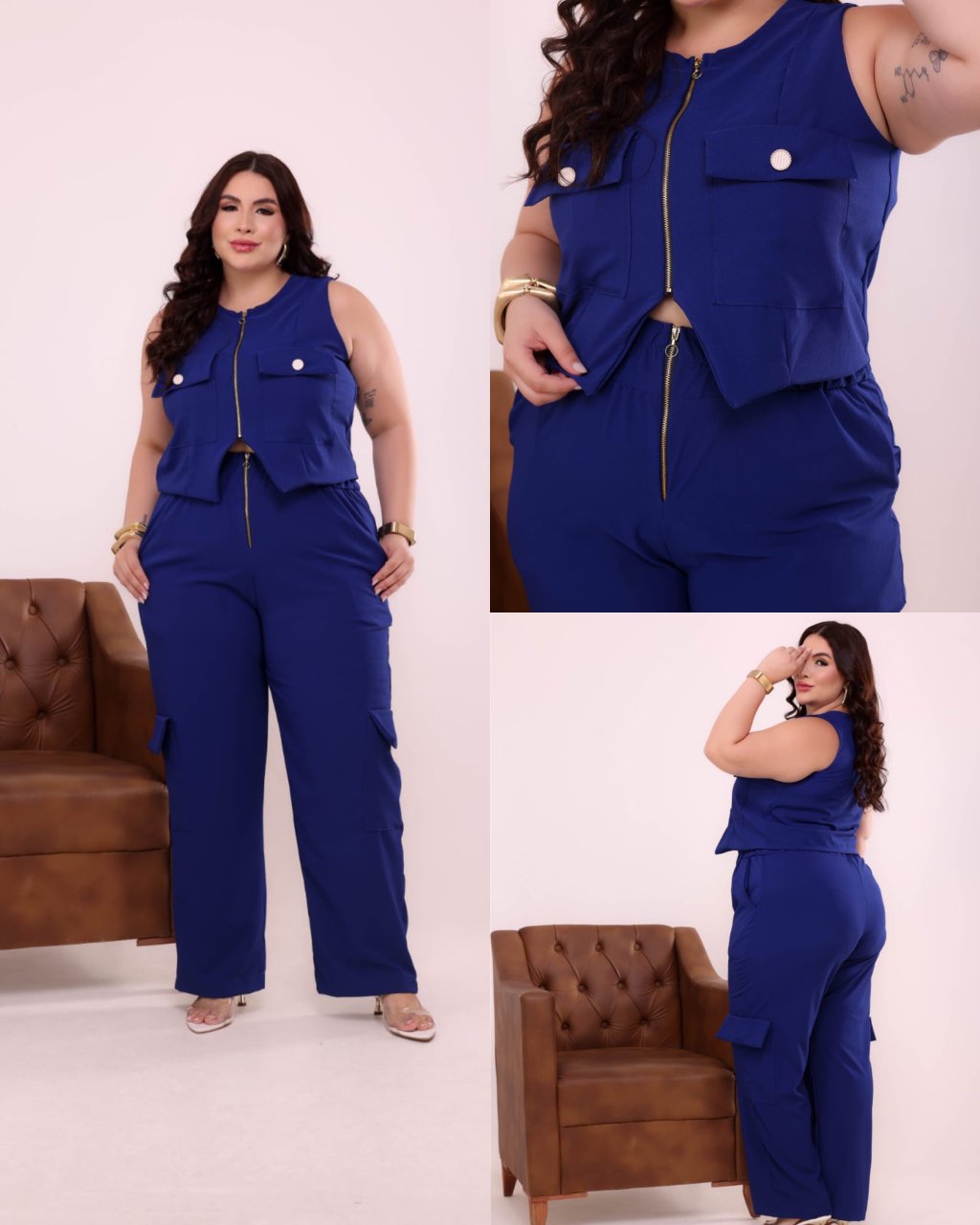 Conjunto calça Plussize 48/50