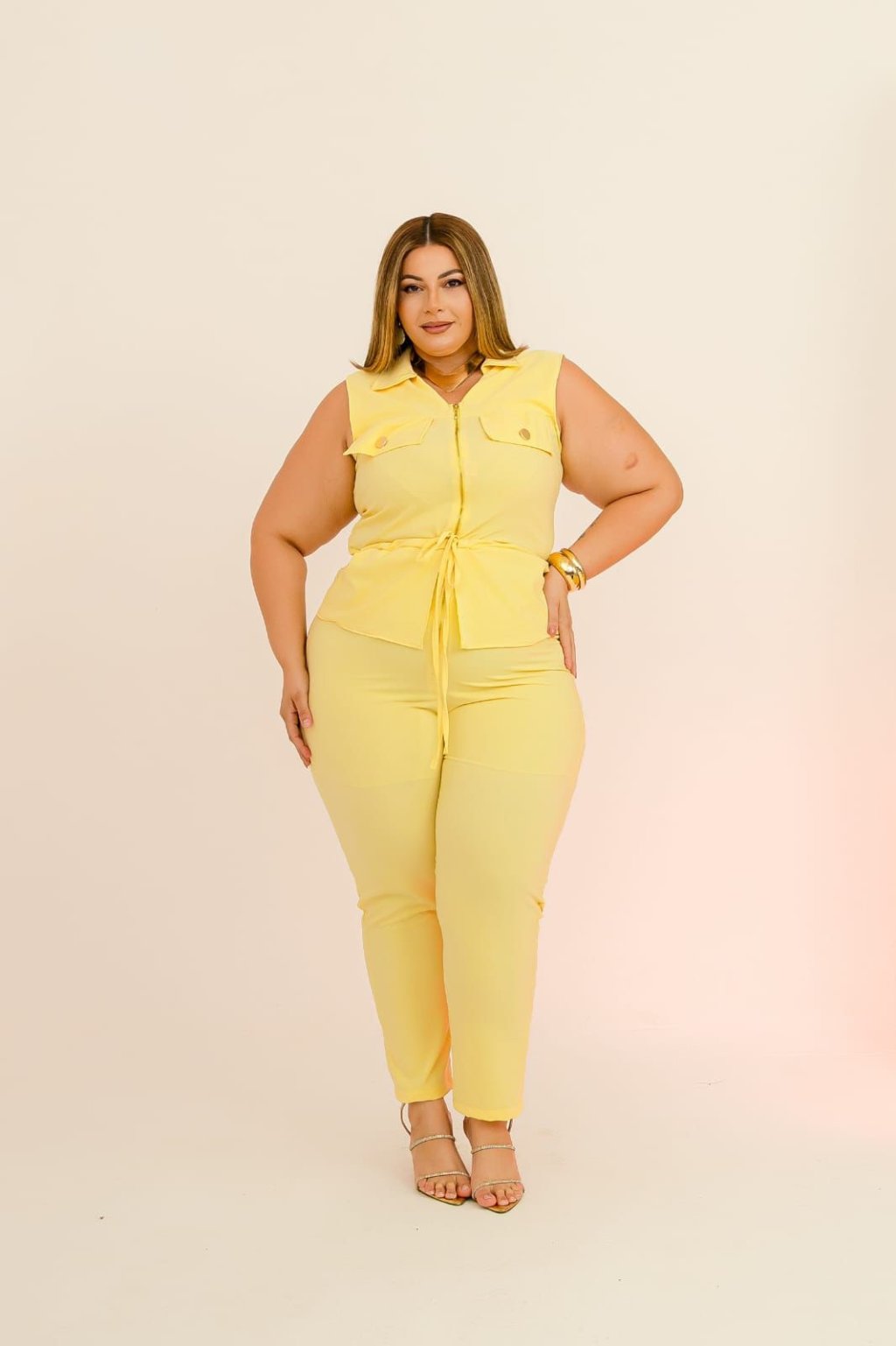 Macacão longo Plussize 48/50